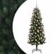vidaXL Kunstkerstboom met Ballen 210 cm 300 LED's Warmwit PE en PVC