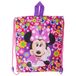 STOR Sac de sport Enfants Minnie Mouse - Sac à cordon avec poignées pour déjeuner et collations - Tissu durable 30x25cm - Idéal école crèche sorties
