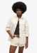 Superdry - Workwear overshirt - Dames - Shirts - Off white - Katoen - Maat UK12/EU40