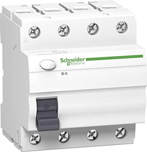 Schneider A9Z04440 aardstroomonderbreker ID K, 4P, 40A, 300mA, type A