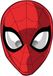 Globos Spiderman papieren maskers World of Web - 6 stuks