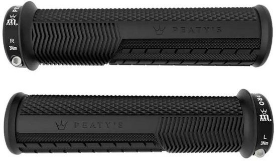 Peaty's Monarch Pro Grip Knurl Thick Handvatten Zwart 130 mm