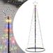 VidaXL Sapin de Noël LED 200 LEDs Multicolore 180 cm