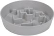 Beeztees Nom Bol anti-régurgitation Chien/Chat - Bol d'alimentation chien/chat - Lavable au lave-vaisselle - Antidérapant - Plastique - Gris - 1400ml