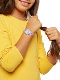 Hip Hop Horloge 'Kids Fun' blauw / lichtlila / pink / offwhite