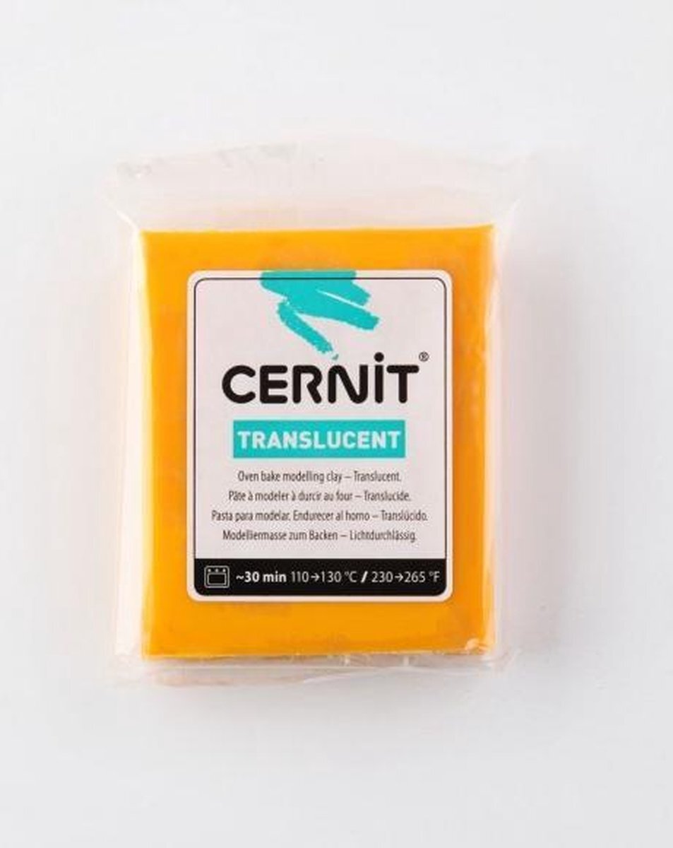 Cernit klei trans Ambra nr.721- 56gr