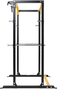 Darwin Power Cage - Power Rack - Squatrack - tot 120kg - Zwart/Geel