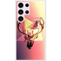 Samsung Bedrukt siliconen hoesje compatibel met Galaxy S23 Ultra Cerf Hipster