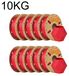 PLA-filament - Mat oppervlak - Filament pour imprimante 3D - 1,75 mm - Geschikt voor FDM 3D-printers - Verstrengelingsvrij opgerold - 10 kg, rood