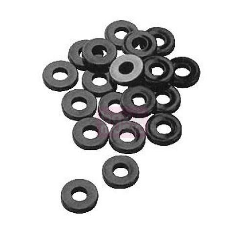 Pearl NLW-12B-12 nylon ringetjes zwart set van 12