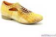 Think! Gaud 2 9010 dames beige leren blokhak schoenen maat 37