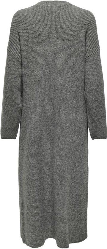 ONLY ONLALPHA Ls Maxi Cardigan Med Grey GRAU L - Women's Cardigan with Long Sleeves
