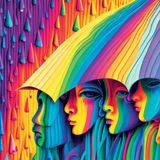 Yazz Puzzle Rain-Bow - 1023 stukjes