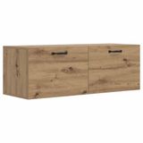 vidaXL Wandkast 100 x 36,5 x 35 cm Bewerkt hout Artisanaal eiken