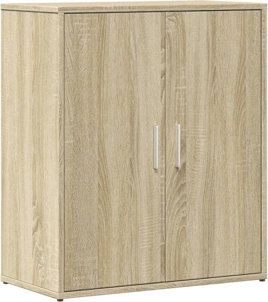 vidaXL Dressoir 60x31x70 cm bewerkt hout sonoma eikenkleurig