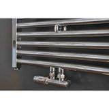 Riko Set Onderblok Compleet Haaks Links - 16x2.0+15 Knel - Chroom