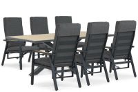 Lifestyle Garden Furniture Lifestyle Lifestyle Marseille/Palermo 215 cm dining tuinset 7-delig