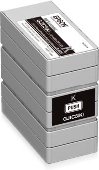 Epson GJIC5(K): Ink cartridge for ColorWorks C831 and GP-M831 (Black) single pack / zwart