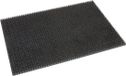 CleanWalk Tapis d'entrée Fibre de gazon synthétique - 60x40 cm - Gris
