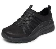 Skechers Baskets Graceful Cozy Hug pour femme, noir, 36 EU