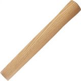 Handvat LÖFFERT Faustelsteel, esdoornhout, model L.280mm, voor een gewicht van ca. 1500g, oogdiameter 33/20mm, geslepen