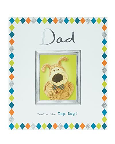 Boofle Vatertagskarte Für Papa – Mit Umschlag, Niedliches Design, 159 X 184 Mm