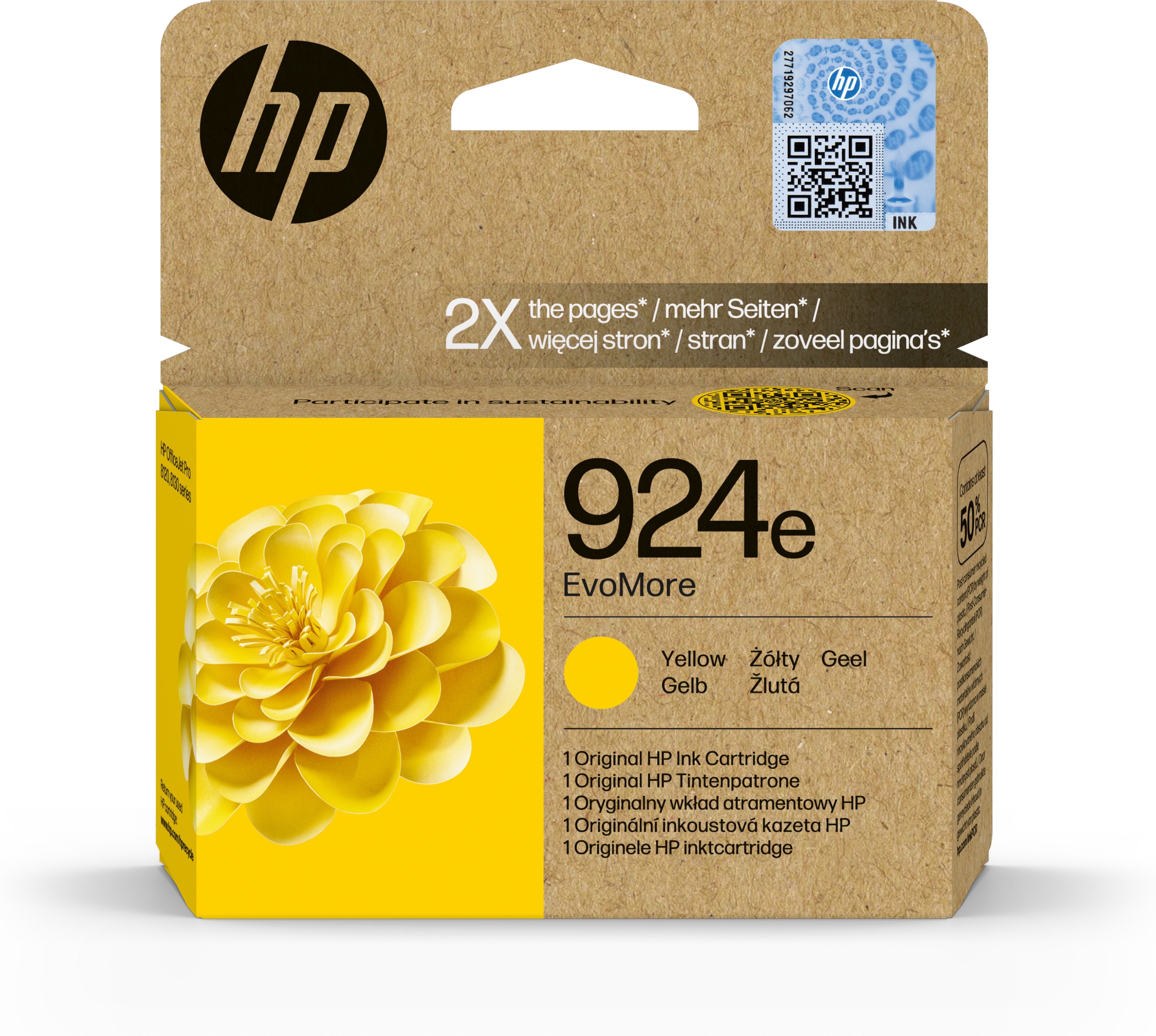 HP 924e - Gele inktcartridge - Origineel