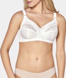 Triumph BH Claudette 104 N - Kanten Bh zonder beugels - Klassieke senioren bh - Stevige ondersteuning - 80D - Wit