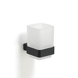 Gedy Lounge portacepillo, cromall, Zwart, One Size