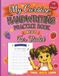 My Cursive Handwriting Practice Book for Violet: Learn Fruits and Vegetables from A to Z