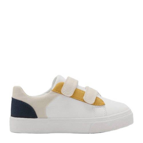 Mango Kids sneakers wit Jongens Polyurethaan - maat 22(13,5cm)