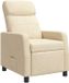 vidaXL Recliner Crèmekleurig Stof