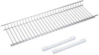 Sauvic Roestvrij Staal Glazen Afdruipkast 85 Cm Zilver