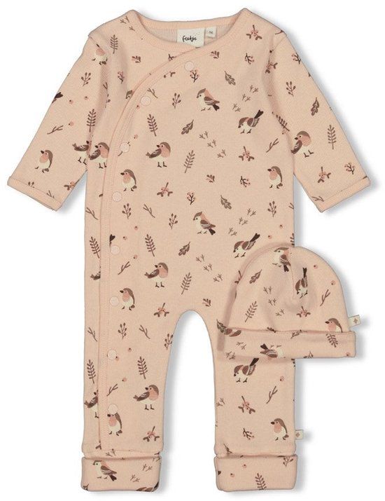 Feetje Geschenkset 1-delig pak + muts roze