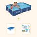 Bestway Rechthoekig Steel Pro Zwembad - 300 x 201 x 66 cm - Blauw - Inclusief Afdekzeil
