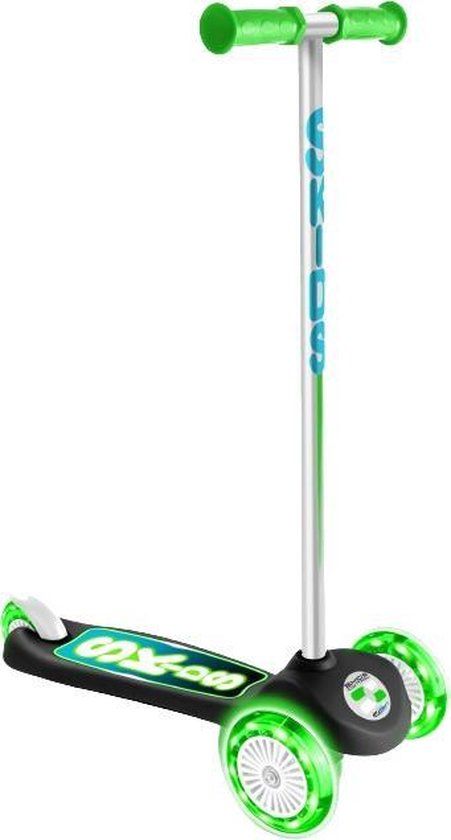 Skids Control Flashing 3-wiel Kinderstep - Groen/Zwart