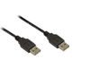 Alcasa USB 2.0 Kabel 1.8m Zwart