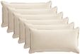 vidaXL - Taie d'oreiller - 6 pièces - Crème - 40 x 80 cm - Satin de coton