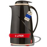 Helios 2934-123 Wave Push kunststof thermoskan, 1 liter