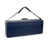 Crossrock ABS Woodwind Case-Past Bb Tenor Saxofoon, met Interieur Compartiment, Afneembare Band-Blauw (CRA862TSBL-R)