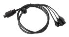 Axis 5506-201 Signaalkabel 1 m Zwart