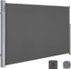 Songmics Pare-soleil latéral 160 x 400 cm – Anthracite