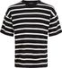 JACK&JONES JJEEMIL KNIT TEE SS LN Homme Pulls Noir Coton XXL