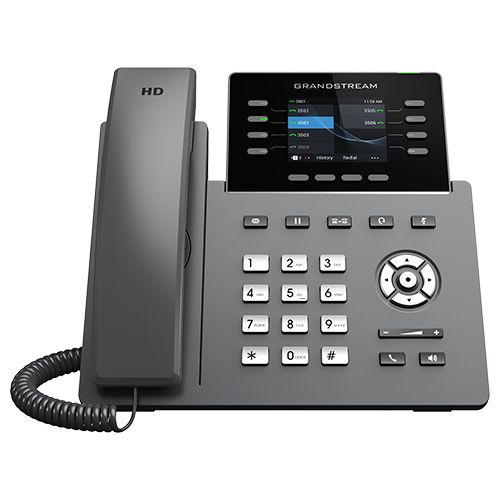 Grandstream Networks GRP2624 IP telefoon Zwart 8 regels TFT Wifi