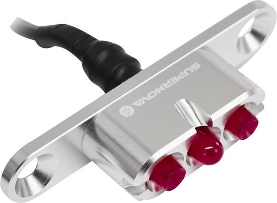Supernova E3 Tail Light 2 Achterlicht - Zilver