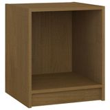 VidaXL Nachtkastjes 2 stuks Grenenhout Bruin 35,5x33,5x41,5 cm