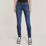 G-Star Lynn Mid Skinny Wmn Jeans Coton Élasthanne dk aged