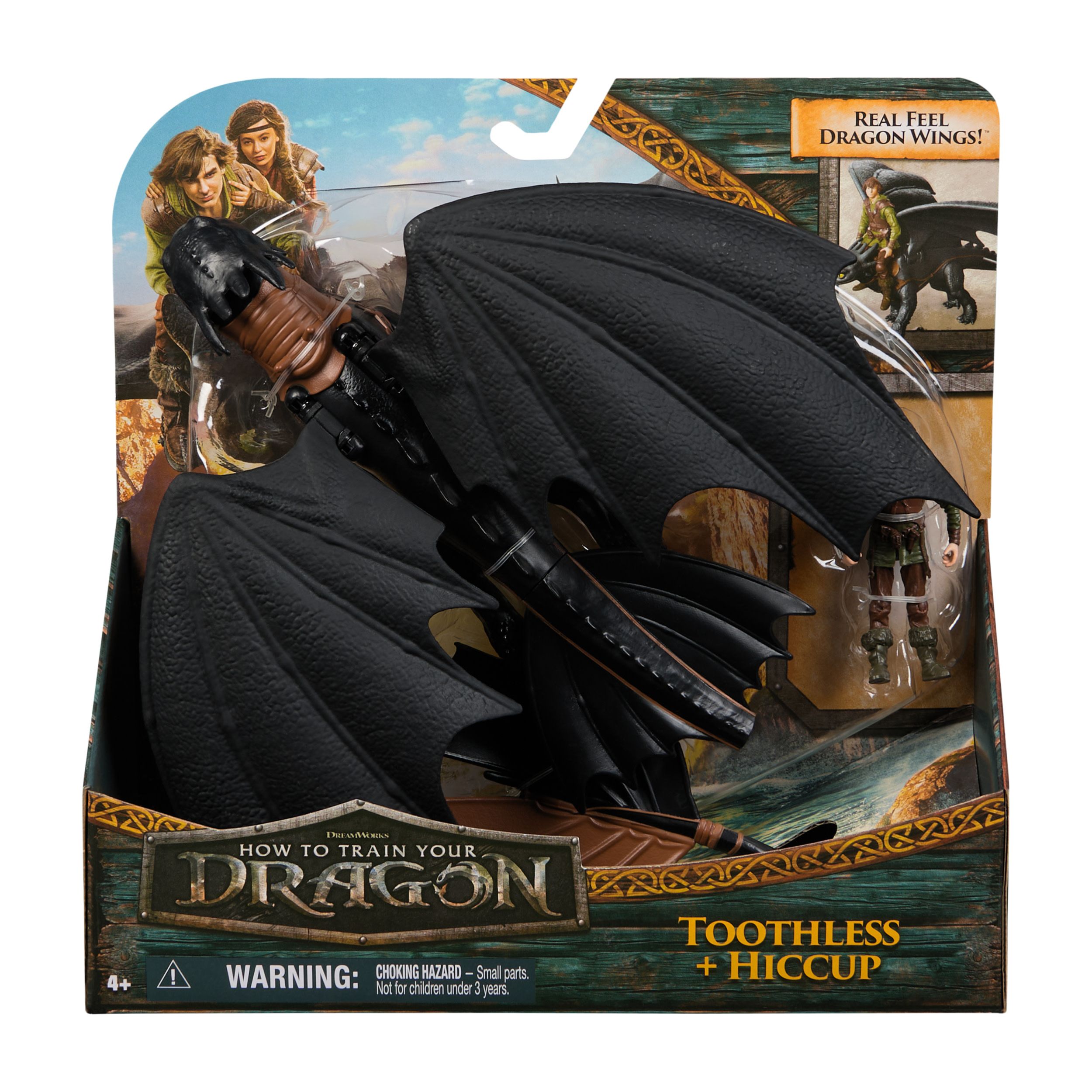 Spin Master DreamWorks Dragons Hoe Tem Je Een Draak Toothless en Hiccup Viking-duo-actiefiguren speelgoed