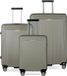 Bugatti Linea 4 wielen Kofferset 3-delig - Harde bagage - TSA slot - olive