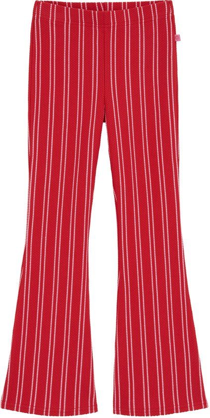 WE Fashion Meisjes flared legging met structuur